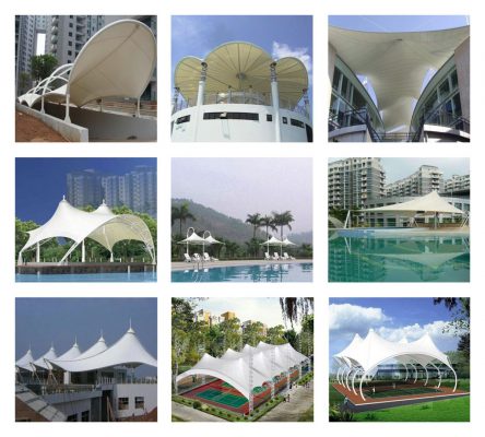 mái che kiến trúc bạt căng