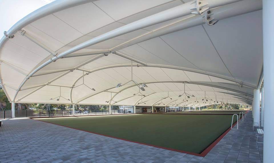 Mái che vòm căng sân thể thao Pickleball + Bóng rổ +tennis
