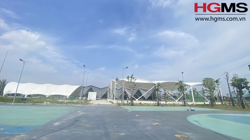 mái che sân Pickleball, mái che sân Pickleball PVDF, mái bạt căng Pickleball, mái che sân thể thao, mái che Pickleball Nghệ An, mái che sân Pickleball TP Vinh, bạt căng PVDF, HGMS mái che Pickleball.